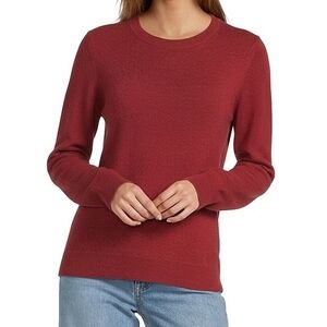 ANTONIO MELANI Rich Red Crew Neck Sweater